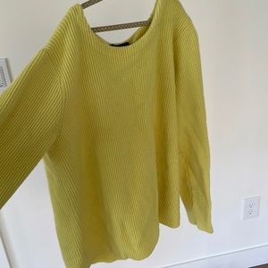 Banana Republic Yellow Sweater size L